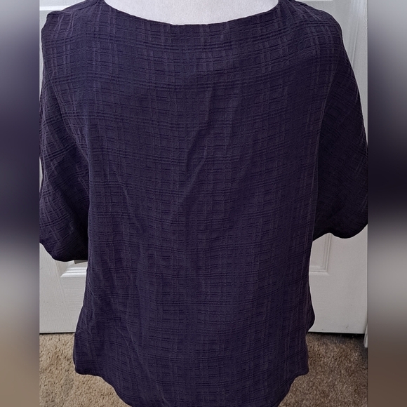 NWT Studio SKB Purple Textured Top Size XS - Picture 4 of 13